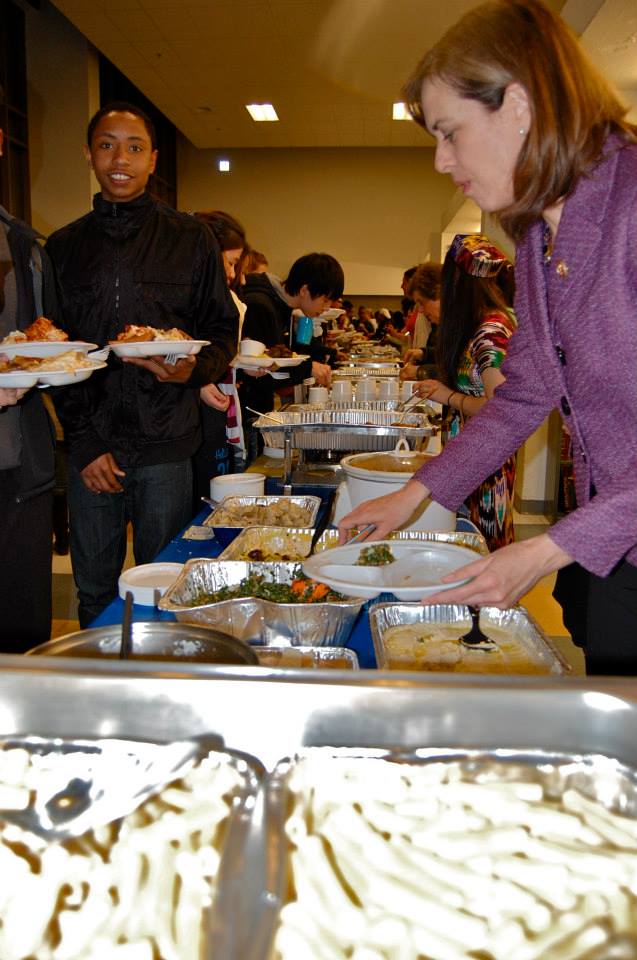 Lots of folks enjoying the event (including Congresswoman Katherine Clark)